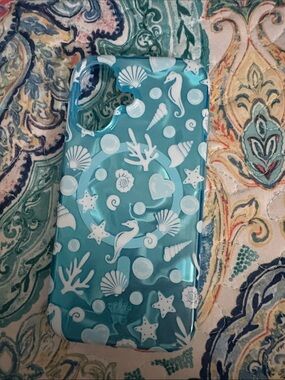 Velvet Caviar Aqua holographic sea life case for iphone 16